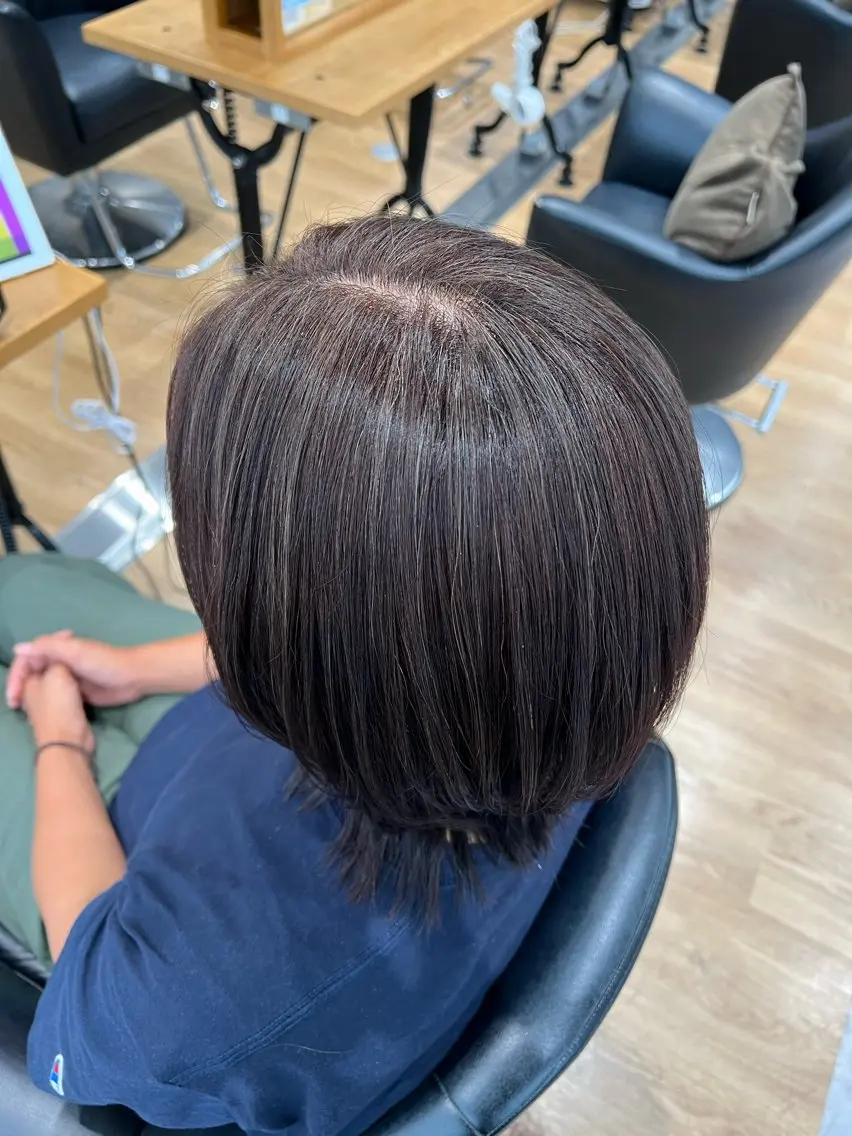 ミディアム カラー カット ヘアカラー トリートメント 🌞レイヤー×カラー 前川那津美🌞のヘアスタイル