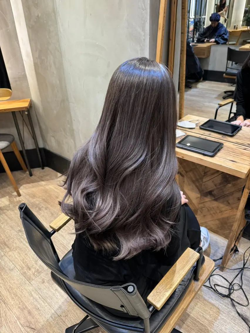 セミロング カット ヘアカラー トリートメント 新宿/顔周りカット +レイヤー＝しずく♩のヘアスタイル