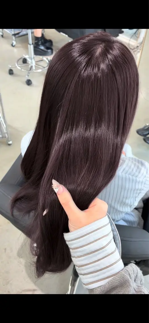 ロング カラー ブリーチ ブリーチなしカラー ヘアカラー 艶カラー×レイヤー/ トレンド/YURIのヘアスタイル