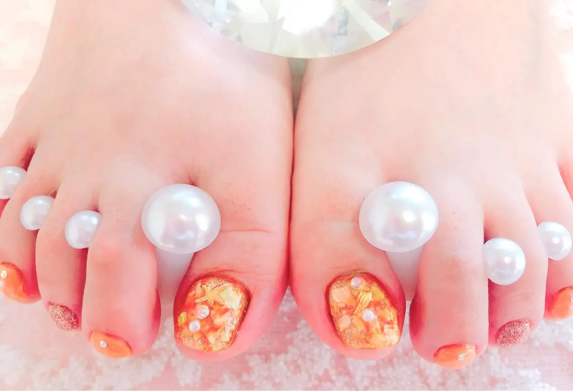 ネイル フットネイル CROWN プライベートサロンのネイルデザイン