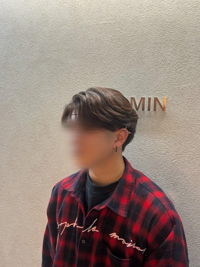 メンズ限定カット+ワンカラーの写真