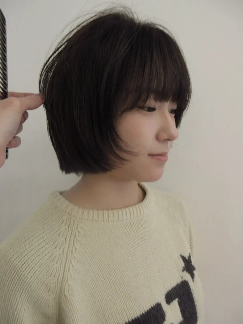 ミディアム カラー カット トリートメント 赤み消しカラー/ ミントカラー/トモキのヘアスタイル