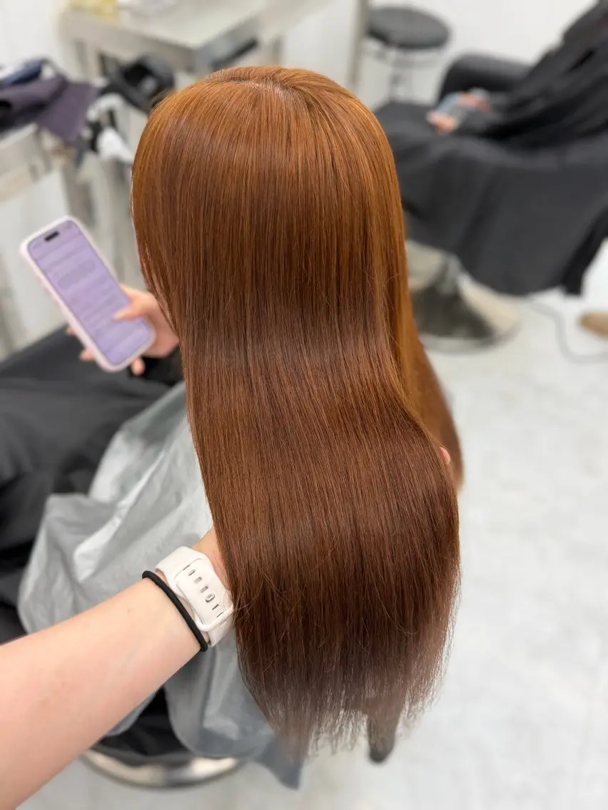 カラー ヘアカラー トリートメント 透明感カラー🎀艶髪 Anju/渋谷🎀のヘアスタイル