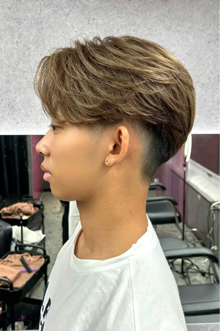 ショート カラー メンズ カット ヘアセット メンズスタイリスト 前田雄輝のヘアスタイル