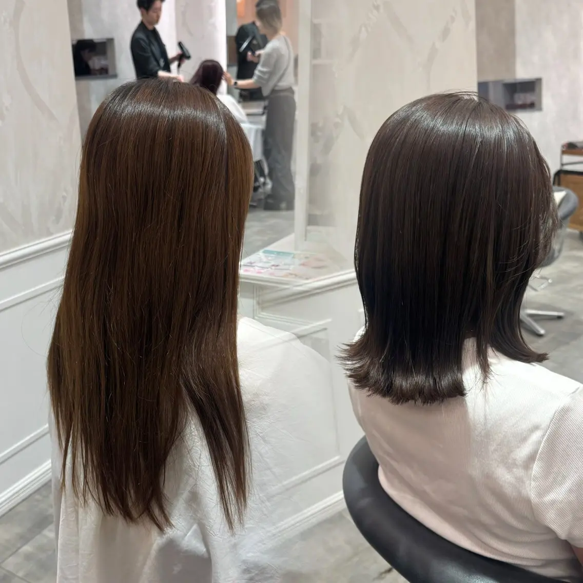 ミディアム カラー 艶カラー/ヘアセット /momo🎀のヘアスタイル