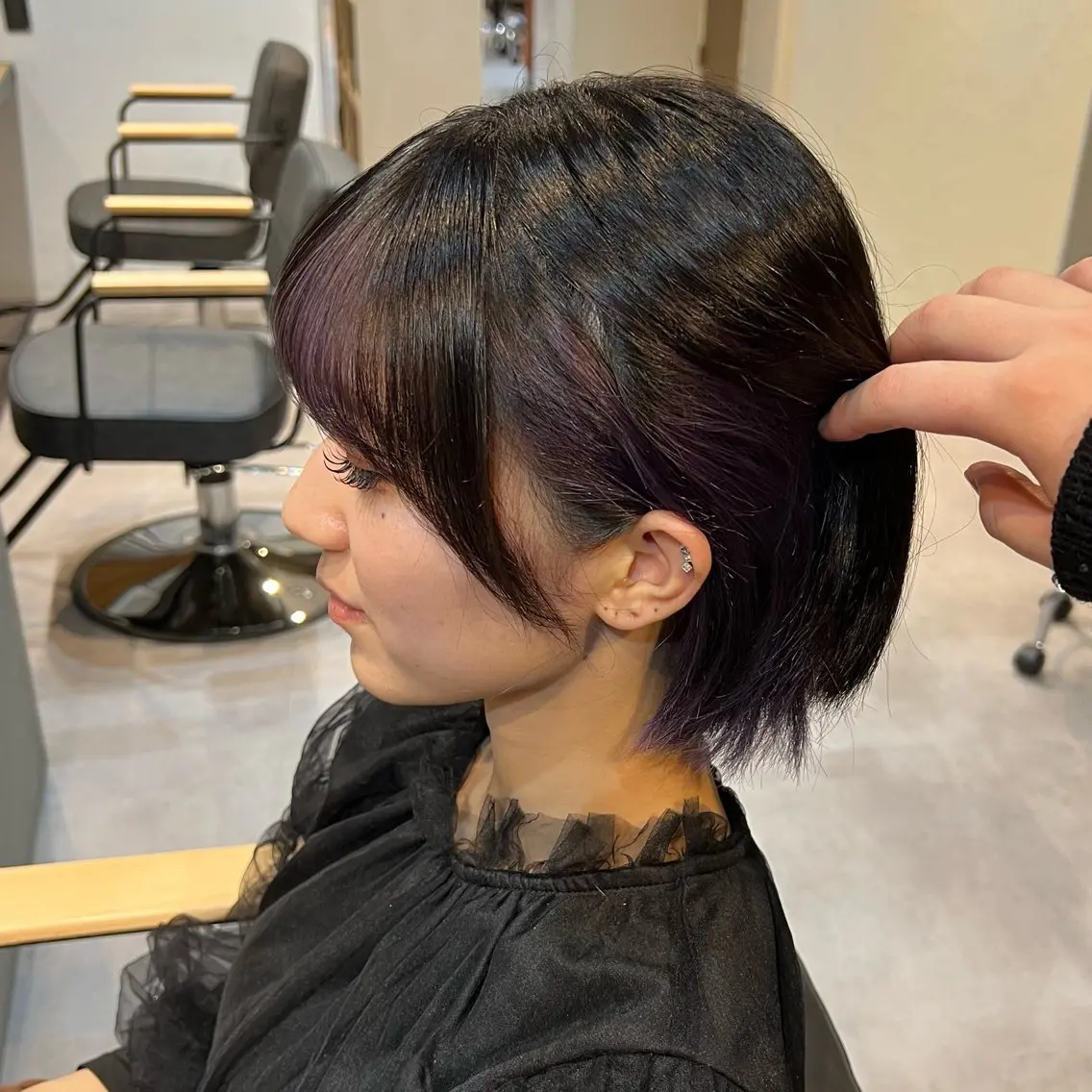 カラー インナーカラー ヘアカラー スギオ 💫のヘアスタイル