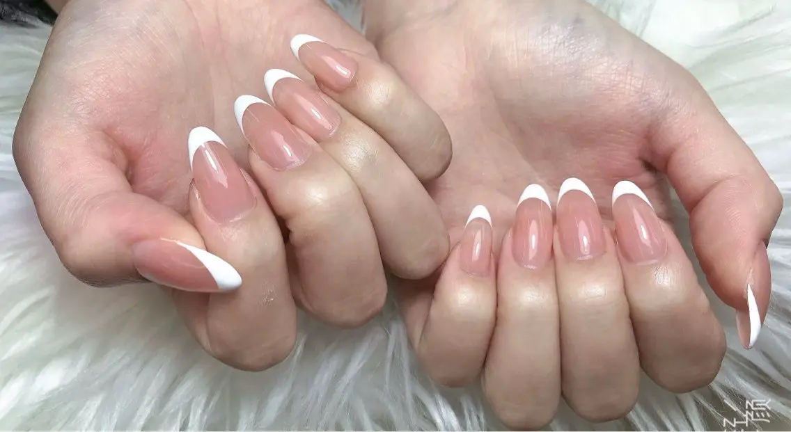 🌸チップ長さだしFrench nailフレンチorカラーグラ 🌸の写真