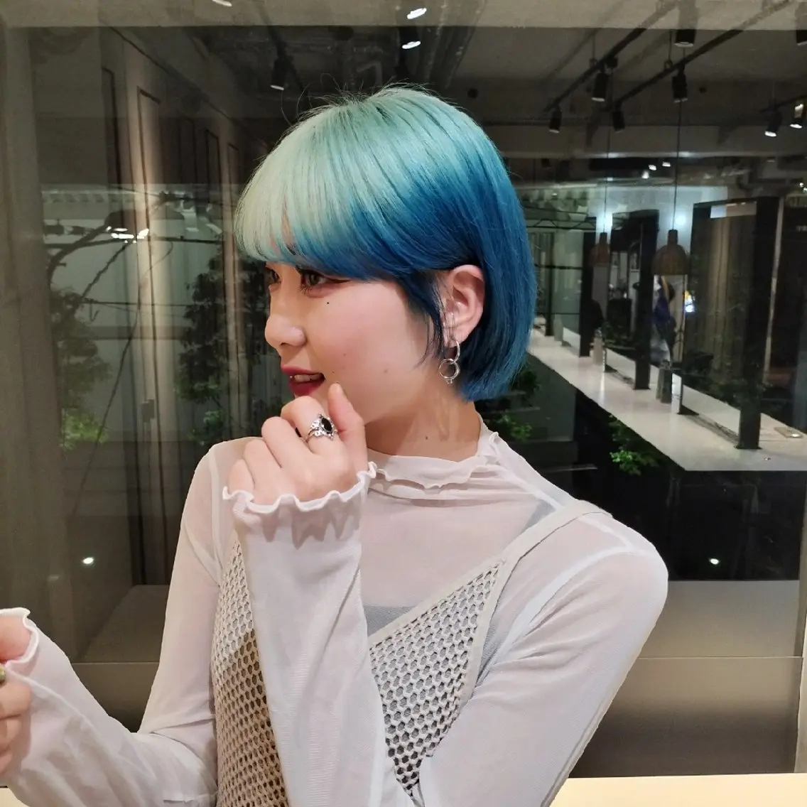 カラー ショート デザインカラー 🔅モデル様募集中 🔅にしやまゆいのヘアスタイル
