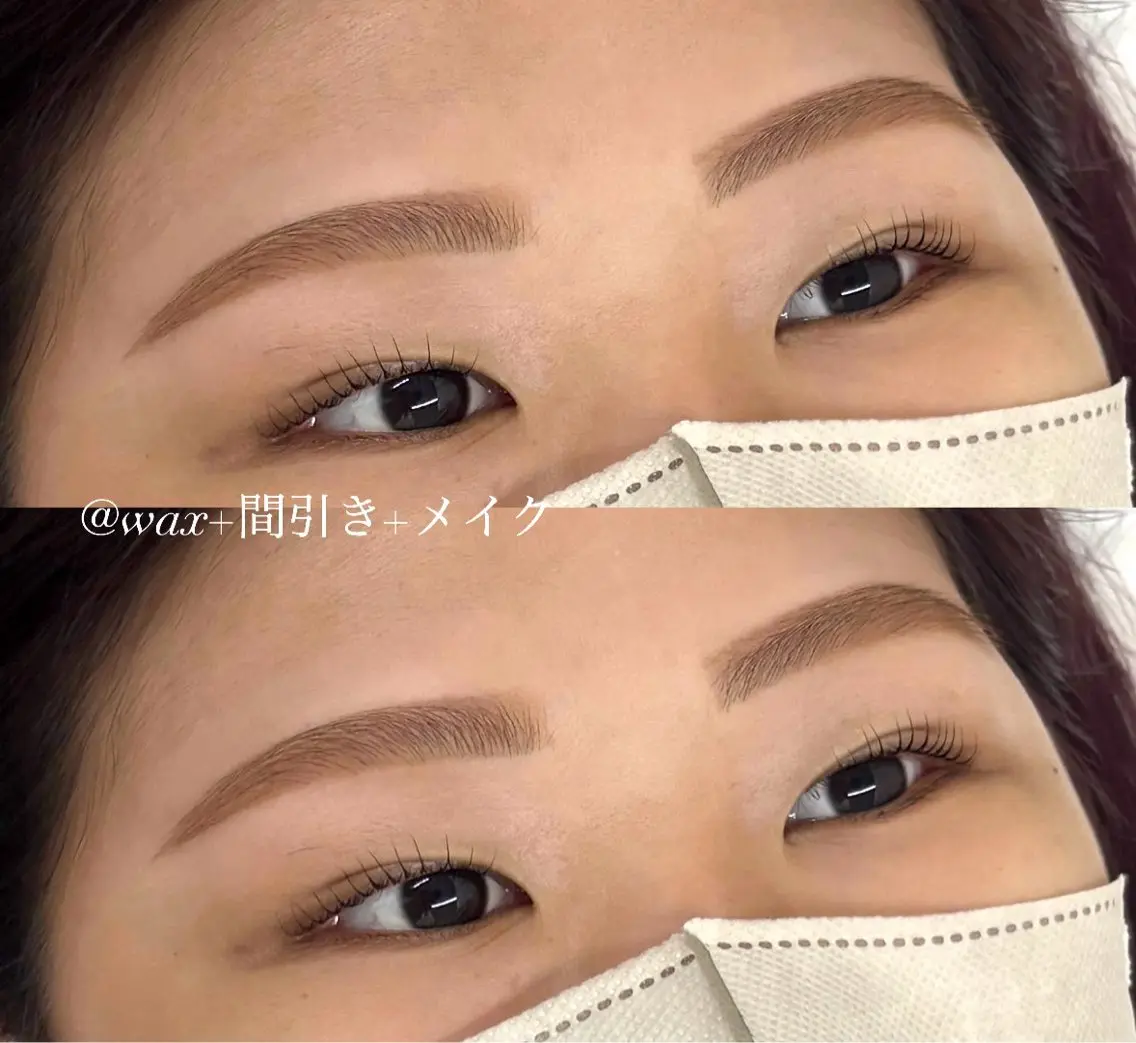 アイブロウ ワックス脱毛 眉カット その他(アイブロウ) 骨格似合わせ眉🫧 /momoka.kaのマツエク・マツパデザイン