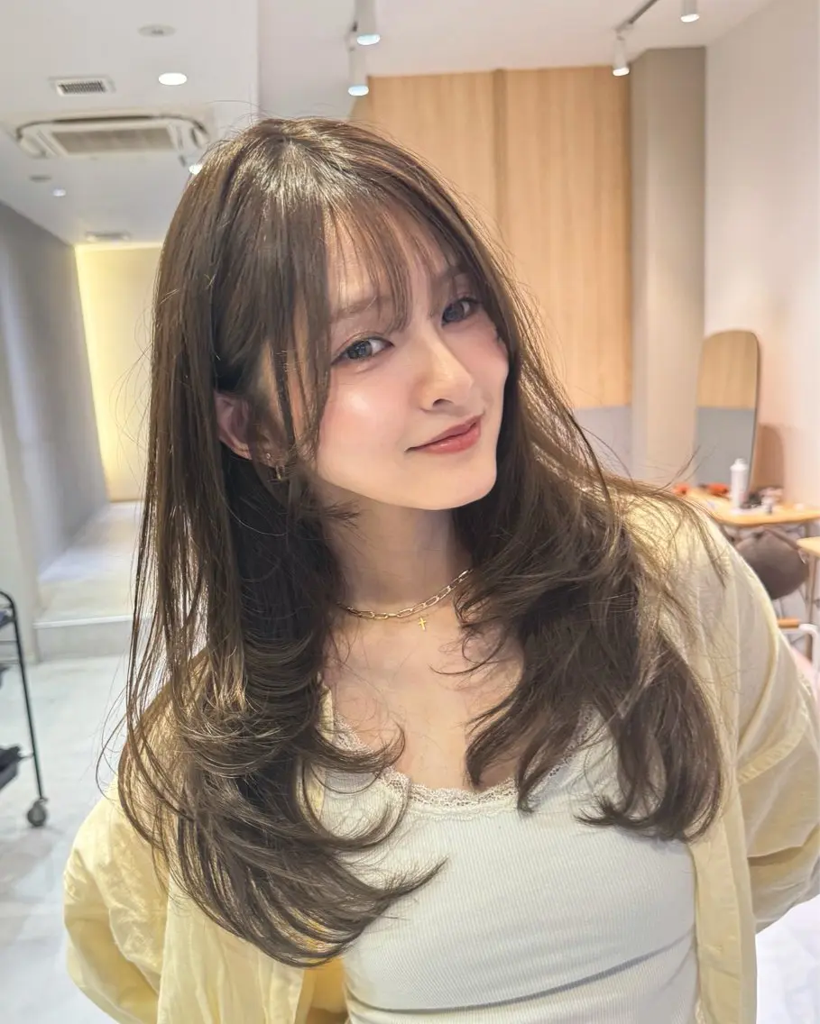 ロング カラー カット ヘアカラー トリートメント ヘアセット ✂️似合わせの魔術師 石田一樹✂️のヘアスタイル