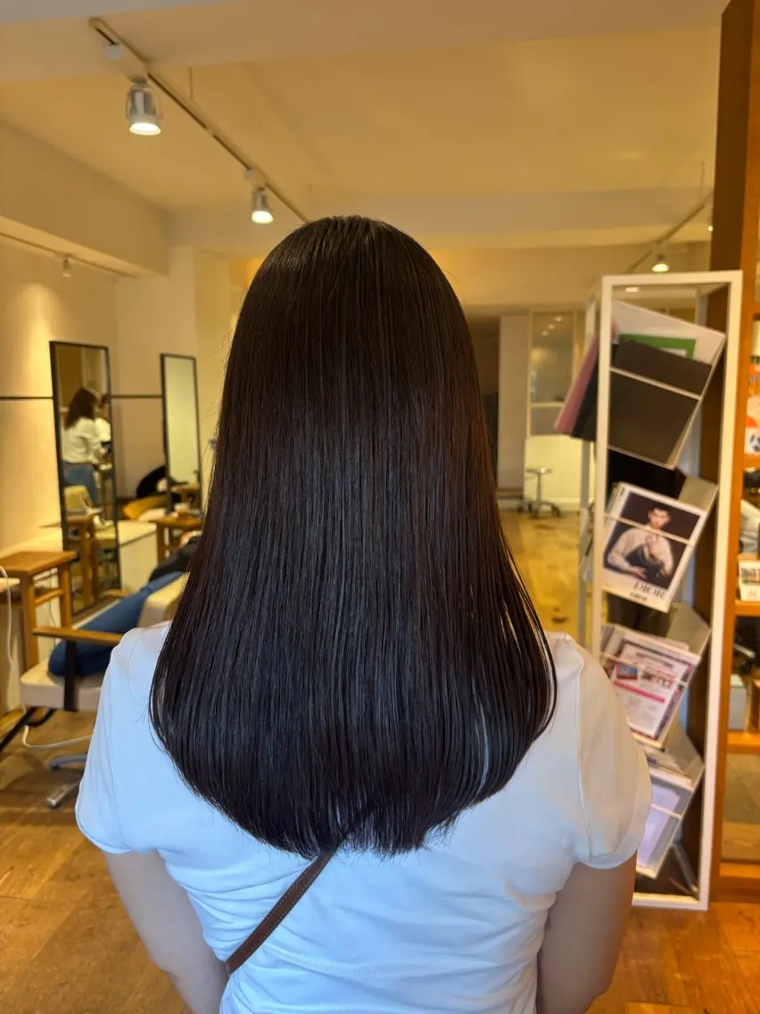 セミロング 髪質改善 竹本りんか/梅田/ 新大阪/天王寺のヘアスタイル