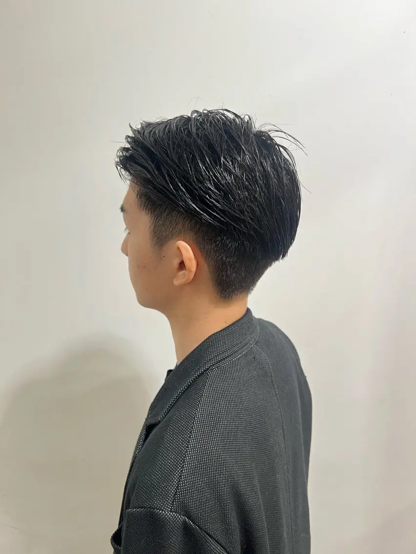 メンズ マッシュ 刈り上げ メンズベリーショート きむら なみか🪐のヘアスタイル
