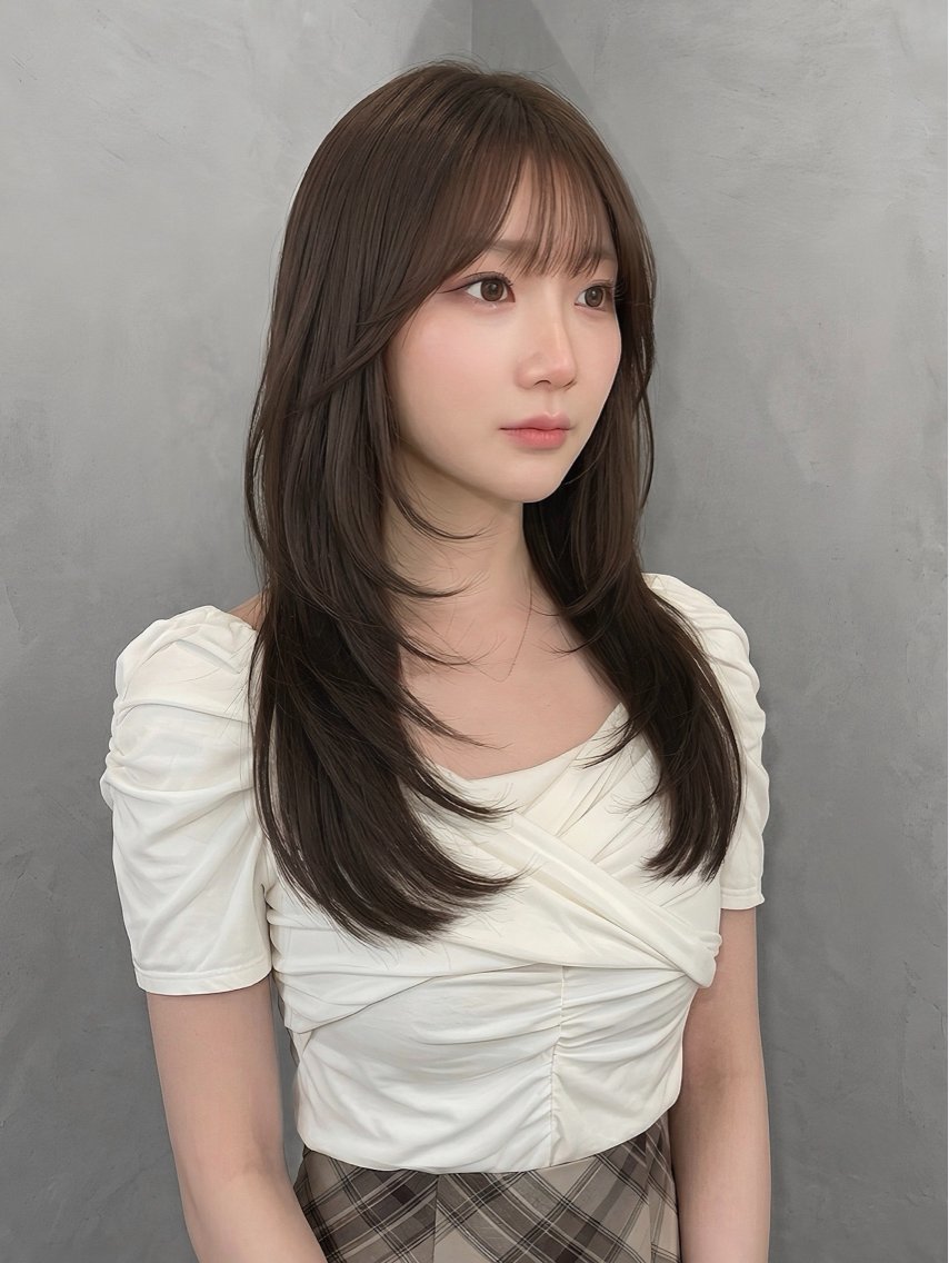 ロング カラー ベージュカラー ブリーチ ブラウンカラー ショコラブラウン ショコラグレージュ 吉田勇人🩶レイヤー •透明感カラー•暗髪のヘアスタイル