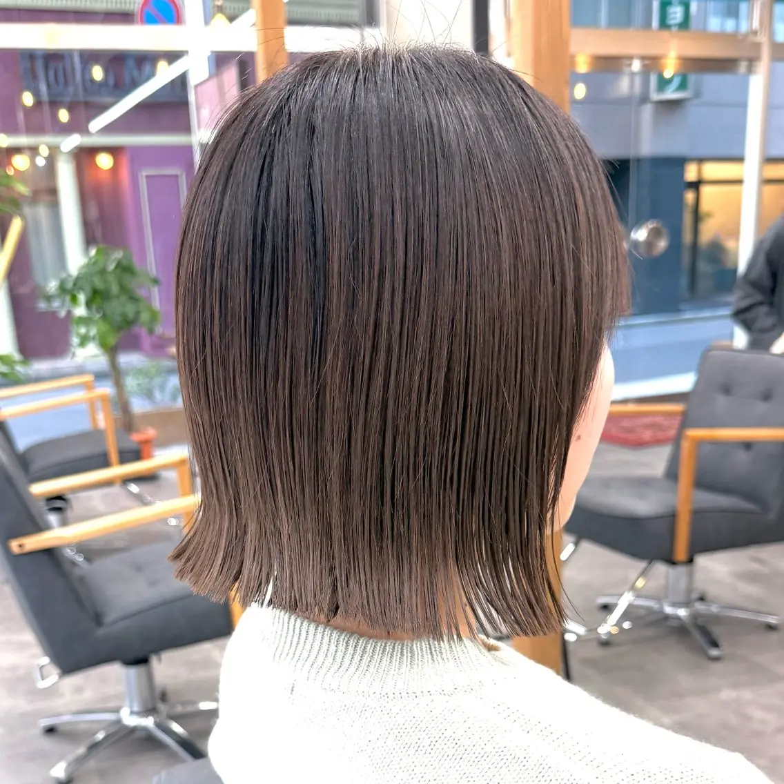 ミディアム ボブ 外ハネヘア カット トリートメント 似合わせボブ🎀🫧 千葉 優希のヘアスタイル