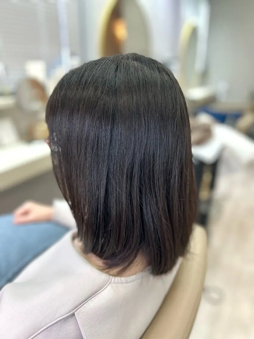 ミディアム レイヤーカット カット 池田 太一のヘアスタイル