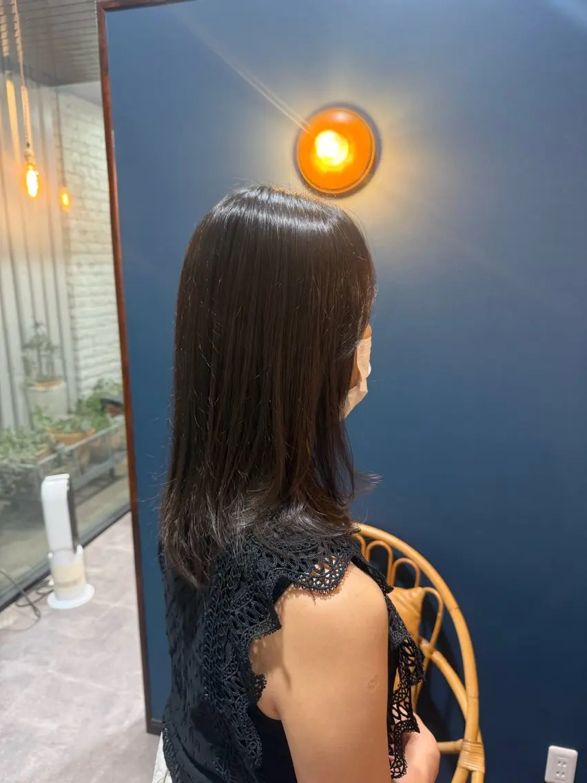 ロング カットモデル募集中 /江利川紫音のヘアスタイル
