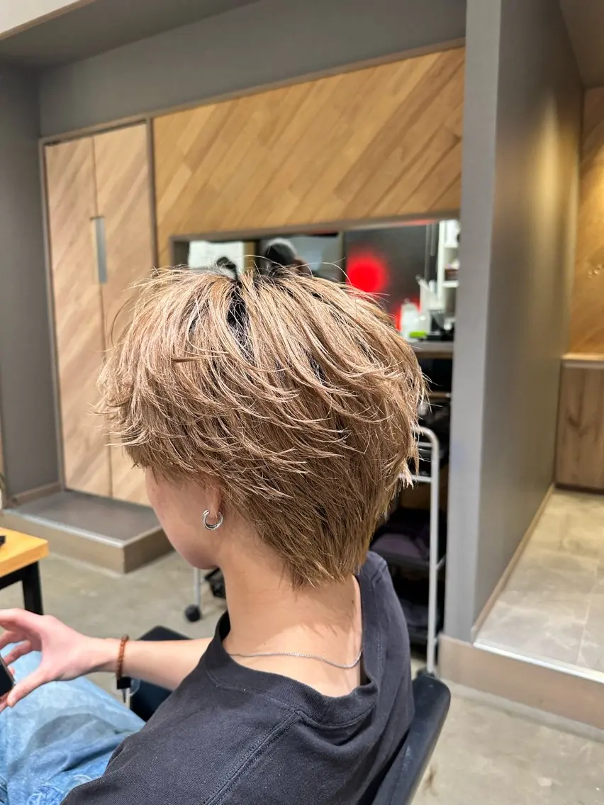 メンズ メンズウルフカット ウルフカット カット 堀場 大生/ メンズ特化/野々市のヘアスタイル