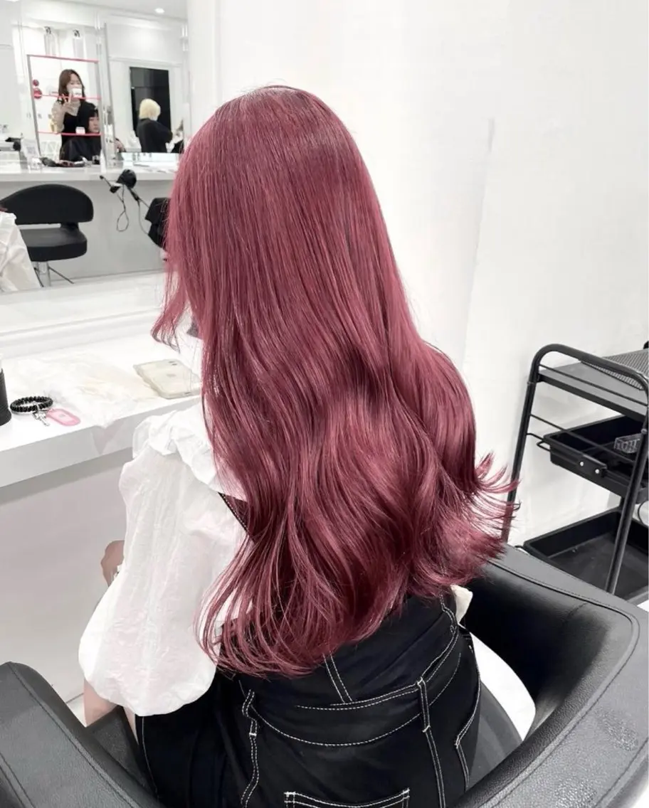 ロング カラー ヘアカラー ヘアセット 🎀愛されピンク ラベンダー💜ゆいのヘアスタイル