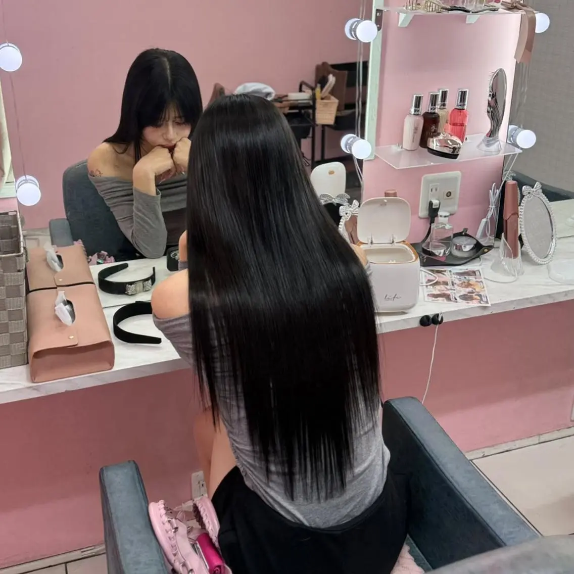 ロング シールエクステ エクステ ロング season ゆみのヘアスタイル