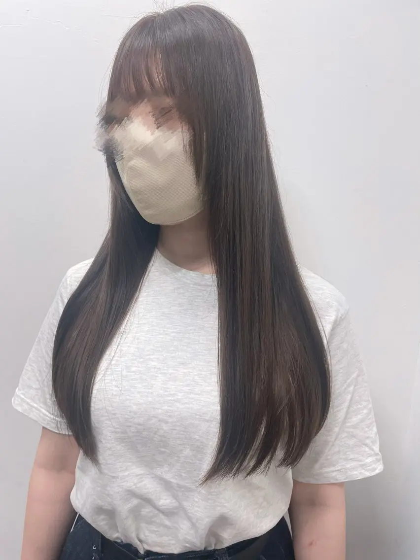 【きらきら輝く✨️うるツヤ髪へ🪽】 プレミアムカラー＋クイックトリートメントの写真