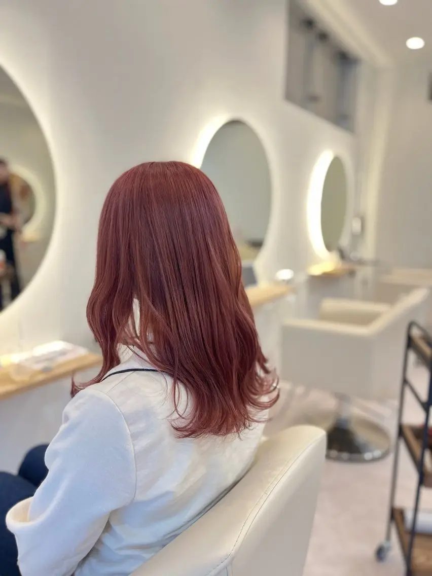 3回来店まで使える💁【ミニモ学割】ケアブリーチ+カラー+超音波トリートメントの写真