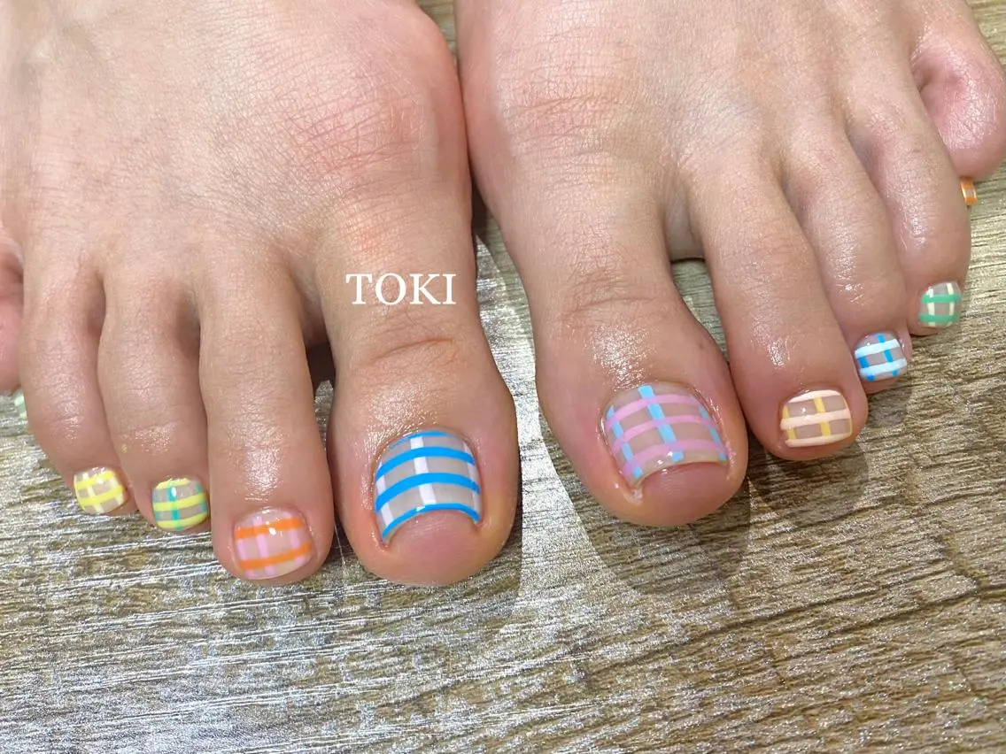 ネイル フットネイル nailsalon TOKIのネイルデザイン