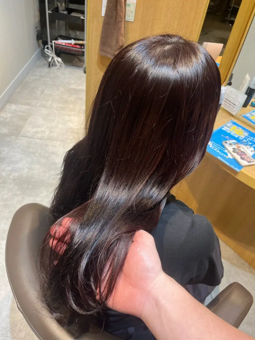 ロング 田中 望夢のヘアスタイル