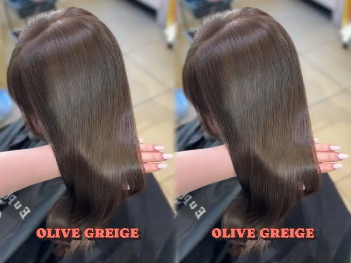 セミロング カラー 顔周りカット 学生 韓国風ヘア レイヤーカット 似合わせカット カット ヘアカラー トリートメント 海外風レイヤー🎀 新宿MOMOKA🍑のヘアスタイル