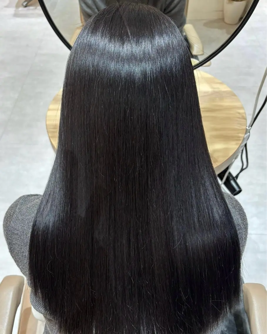ロング カラー ブリーチ 透明感カラー ブリーチなしカラー 髪質改善 ヘアカラー トリートメント 京都駅/透明感カラー /髪質改善/岩崎拓郎のヘアスタイル
