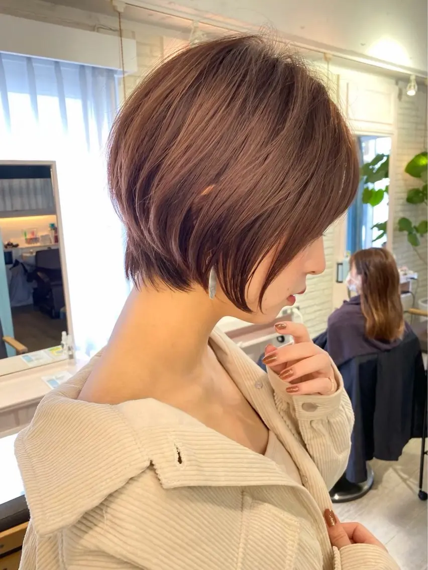 ショート ゆうま🌈艶髪カラー 🫧髪質改善のヘアスタイル