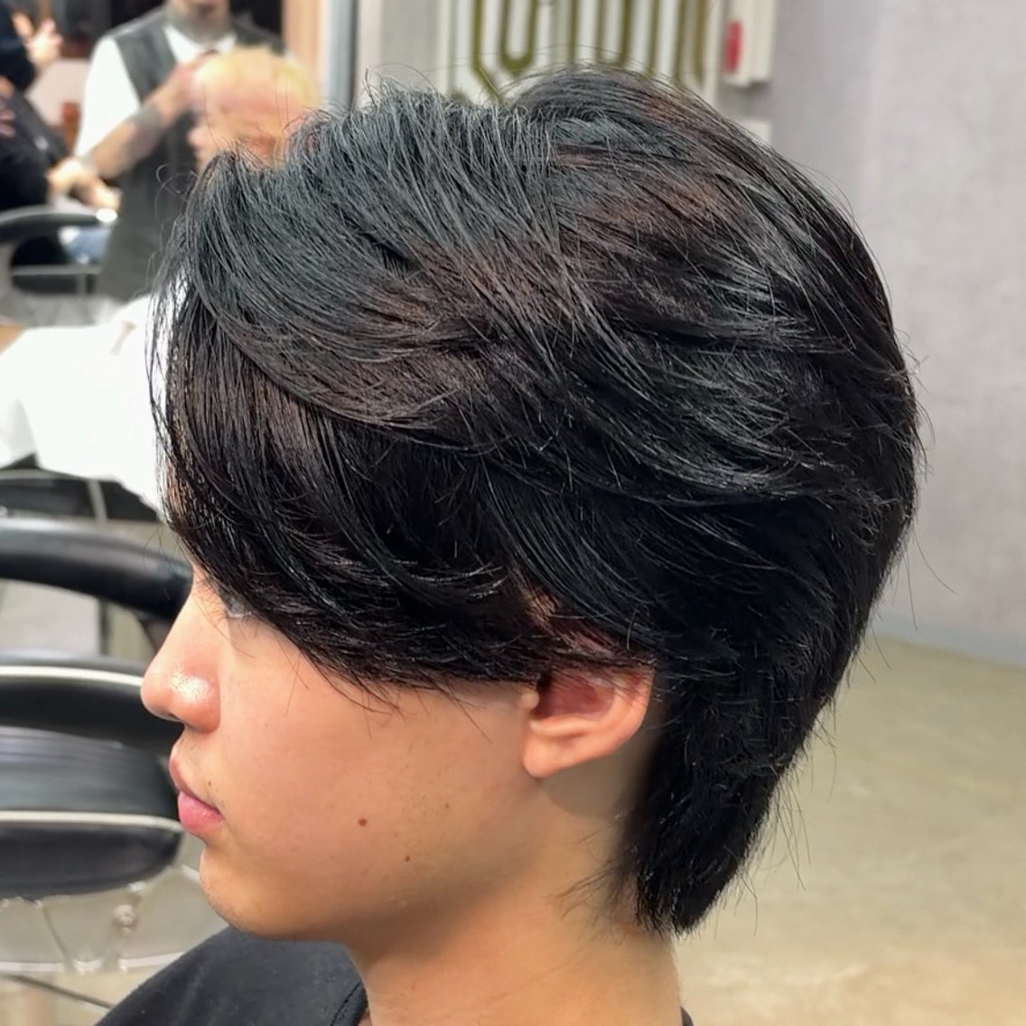 ミディアム パーマ メンズ メンズサロン👨 カットパーマ特化涼太のヘアスタイル