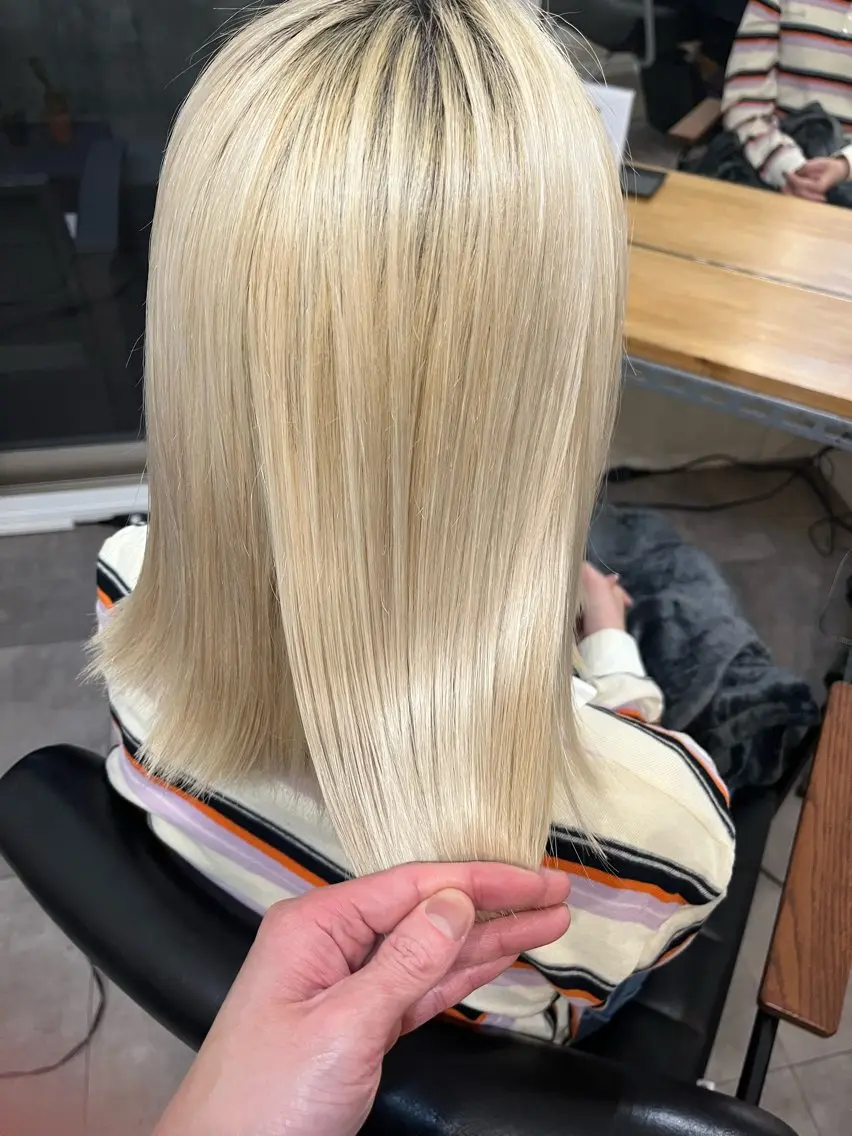 ミディアム カット トリートメント OFF YUYAのヘアスタイル