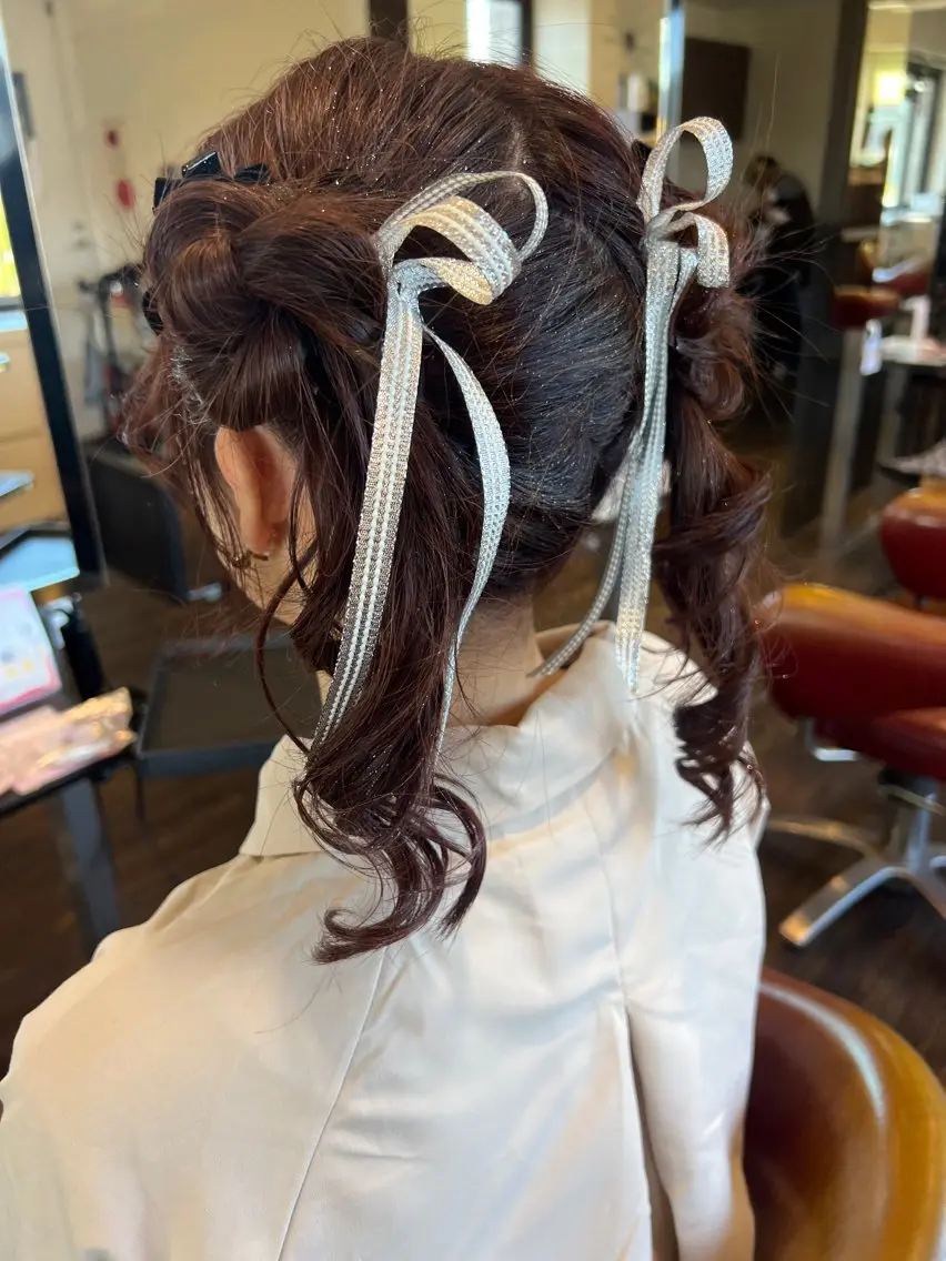 ミディアム ヘアアレンジ 🌿‬ ܸAir 透明感🌱西村知佳のヘアスタイル