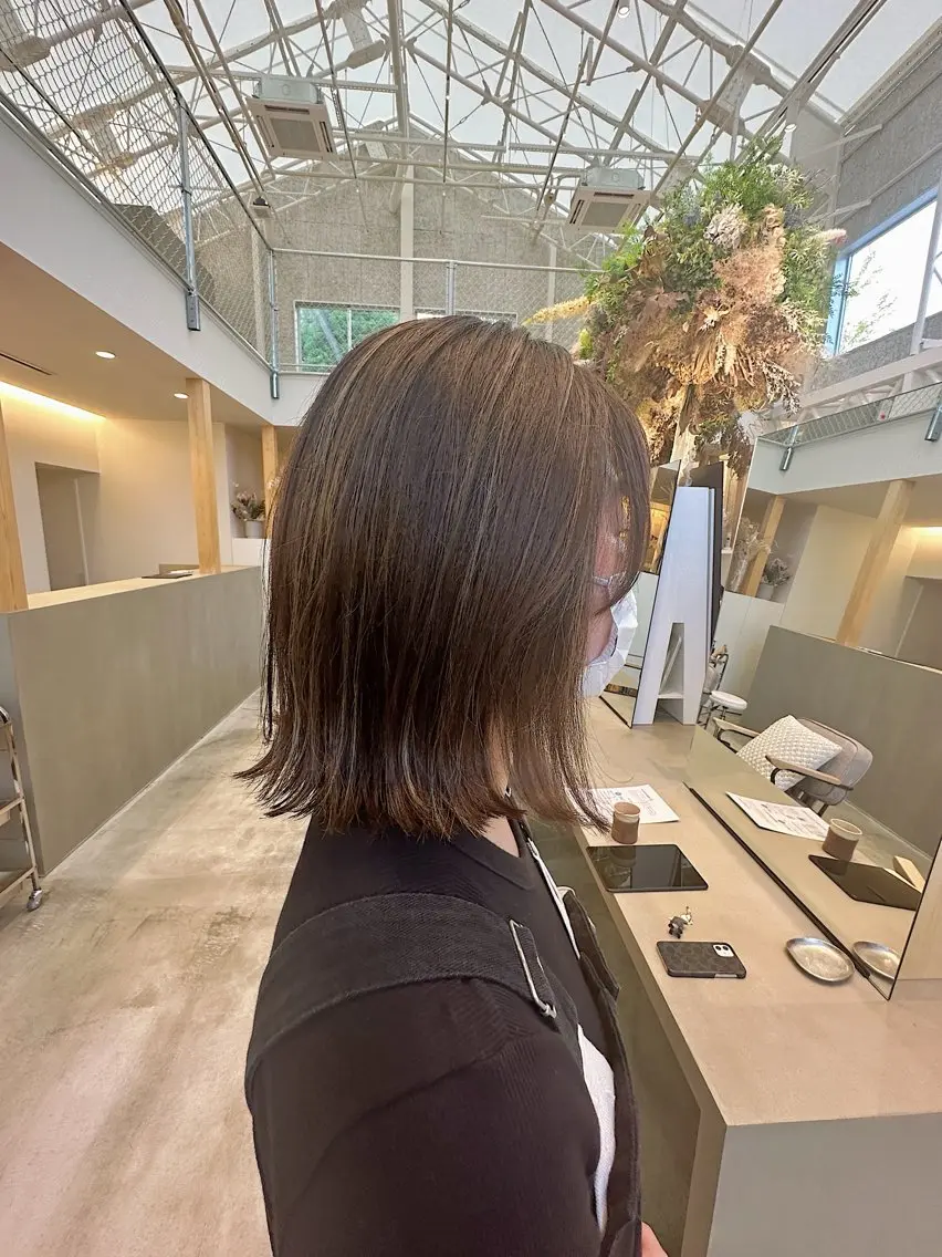 ショート カット ヘアカラー 【茨木で白髪ぼかし】 テミルヘアー三好怜志のヘアスタイル