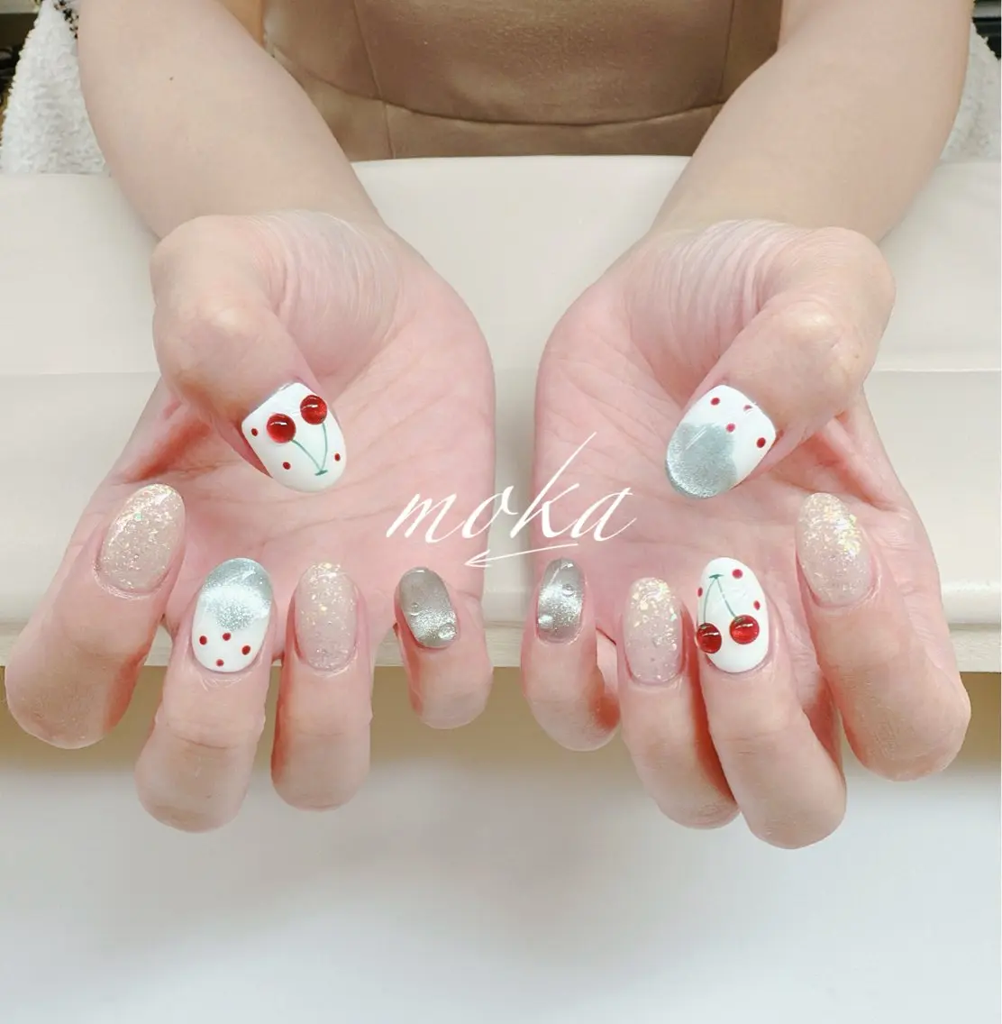 ネイル ハンドネイル ハンドケア 胡蝶蘭レディースサロ ンNailMOKAのネイルデザイン