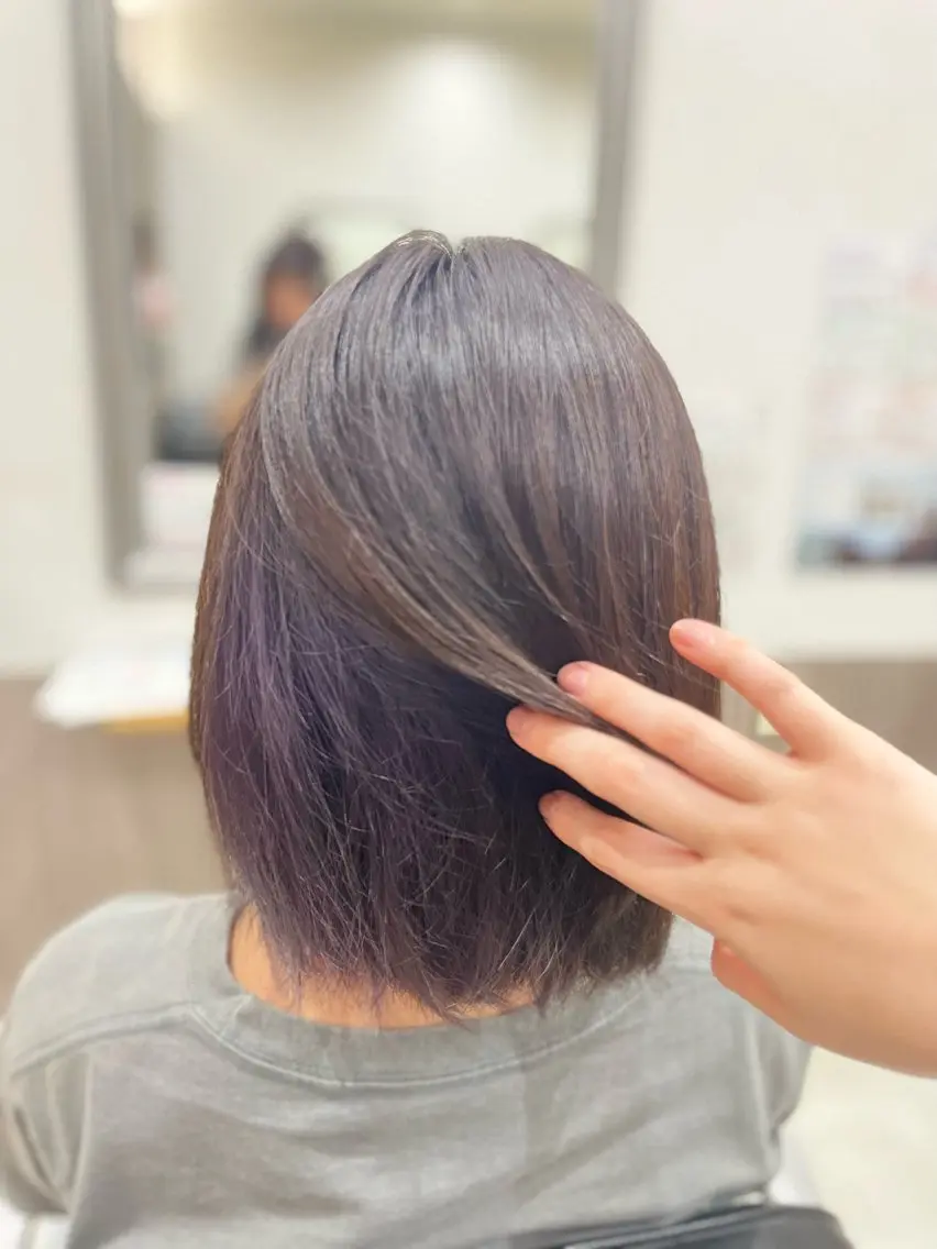 カラー ヘアカラー 艶髪🥣透明感カラー 🫧前田奈津実のヘアスタイル