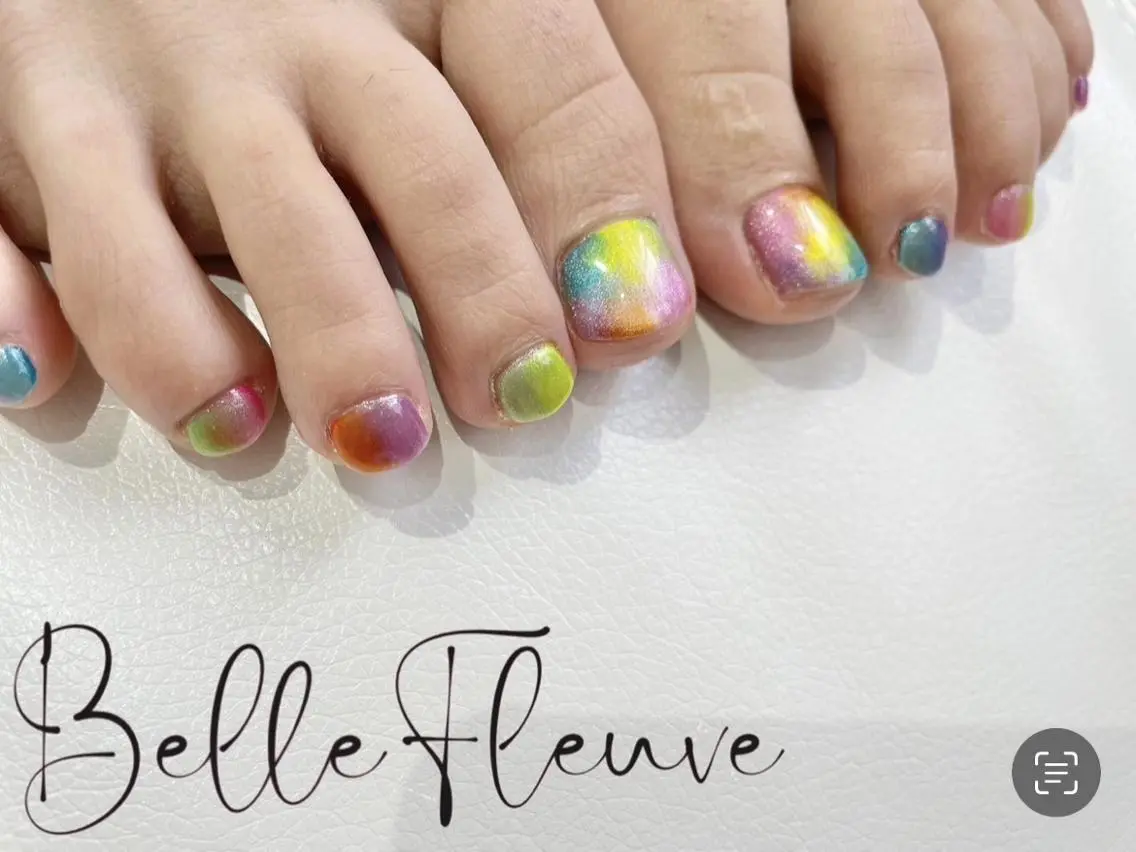 ネイル フットネイル Belle FleuveSAOのネイルデザイン