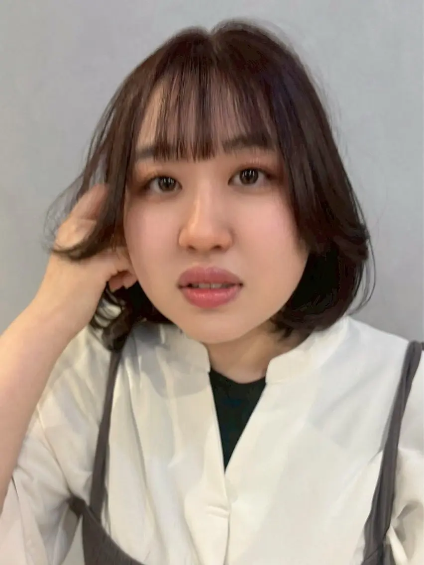 ミディアム タンバルモリ 韓国風ヘア See. REINのヘアスタイル