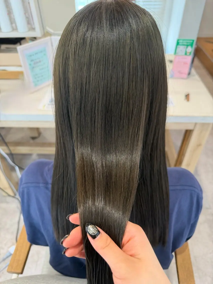 ロング カラー ヘアカラー トリートメント ヘアセット kana/ frames赤羽のヘアスタイル