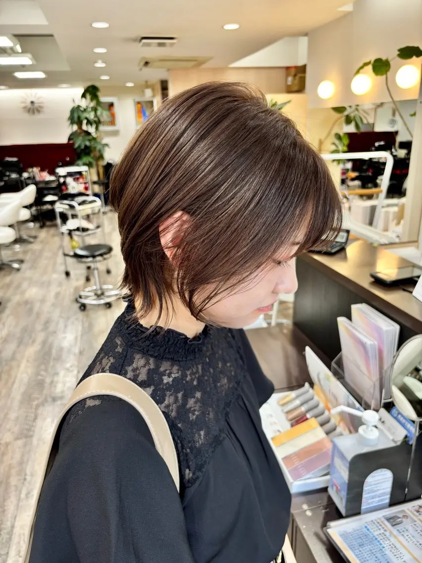 ショート ヘアカラー トリートメント 森戸 崇人のヘアスタイル