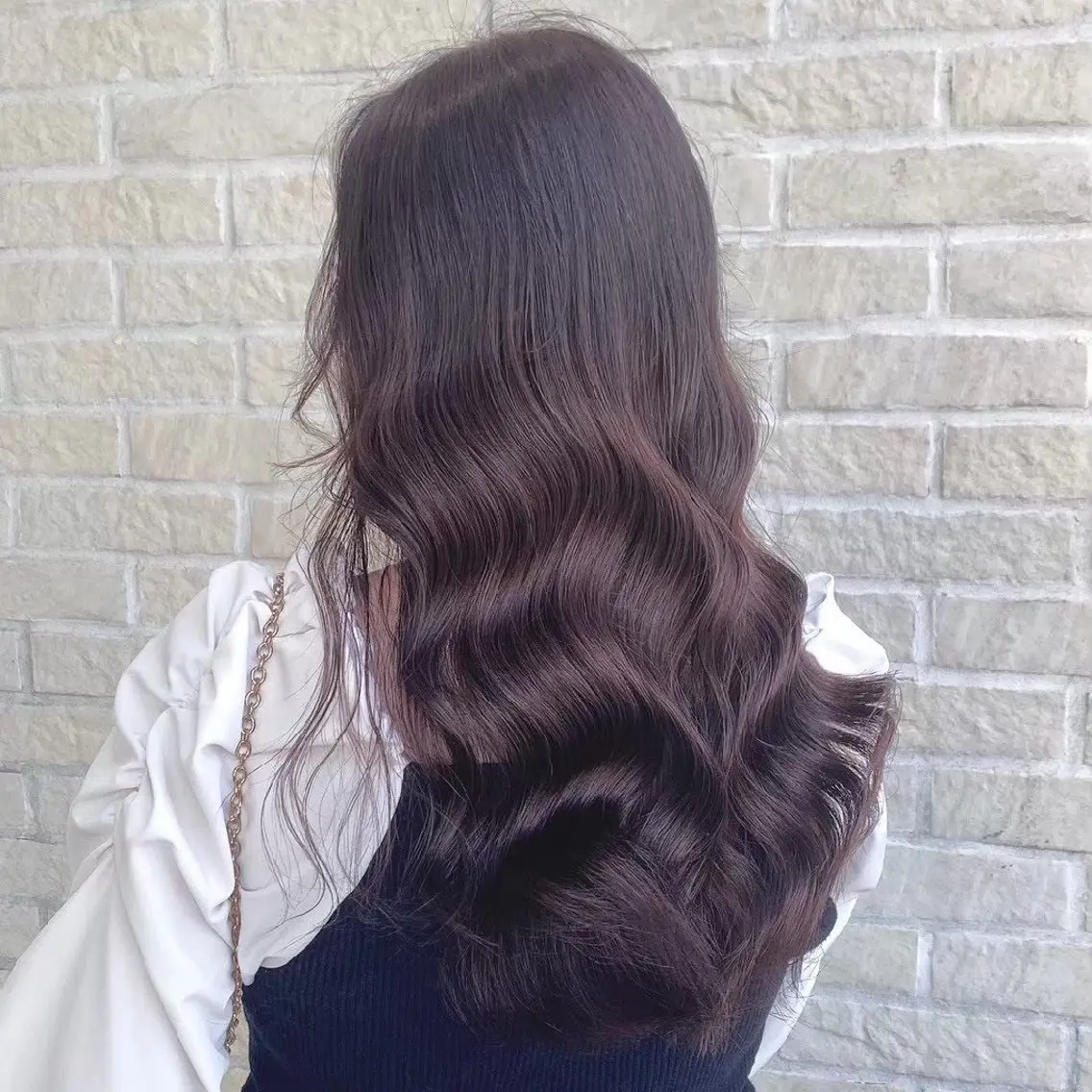 ロング カラー 縮毛矯正/ワンカラー モデル募集🫧田村のヘアスタイル