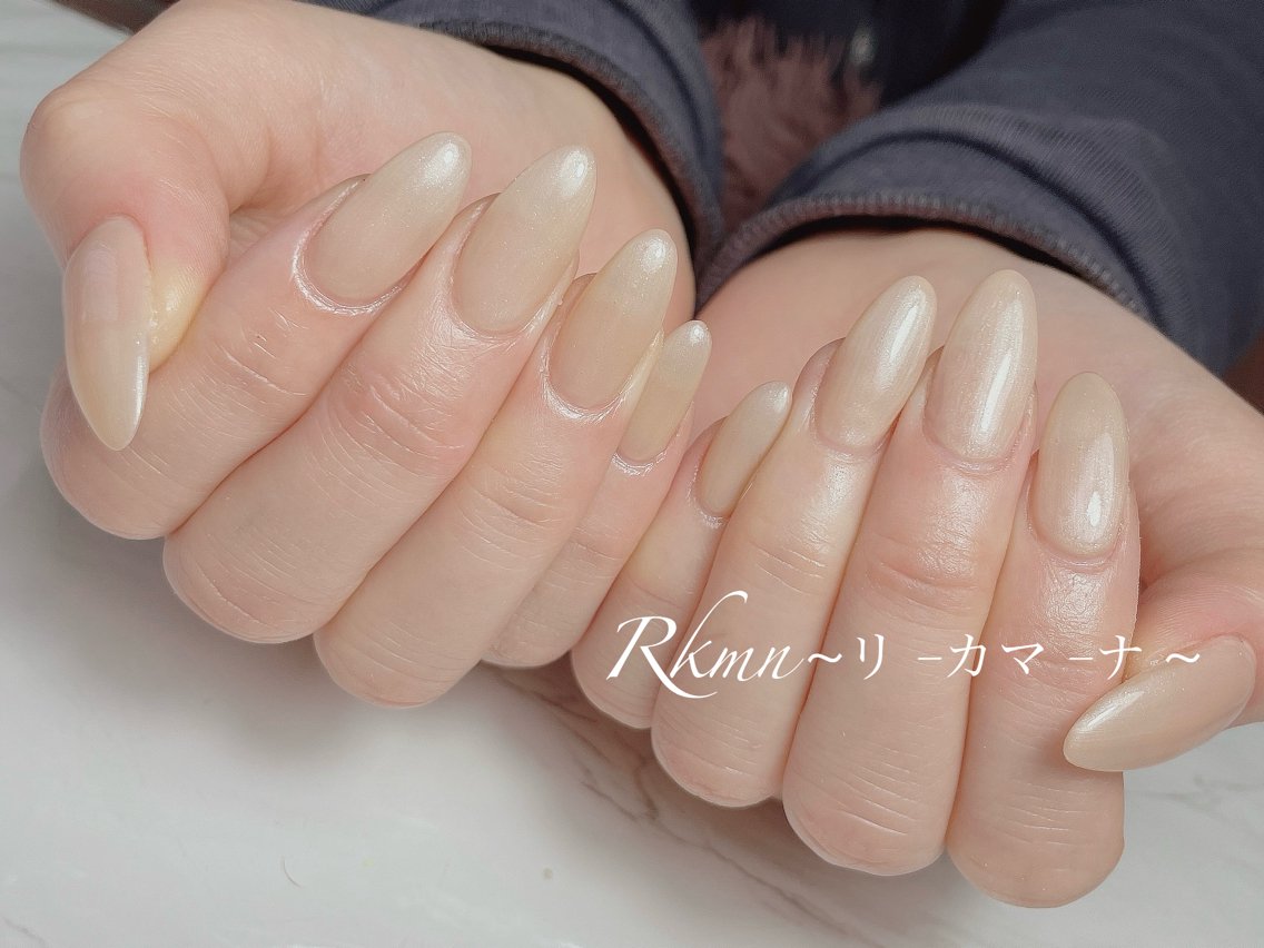 ネイル シンプルネイル ハンドネイル フットネイル ハンドケア Rkmn ~リ-カマ-ナ~のネイルデザイン