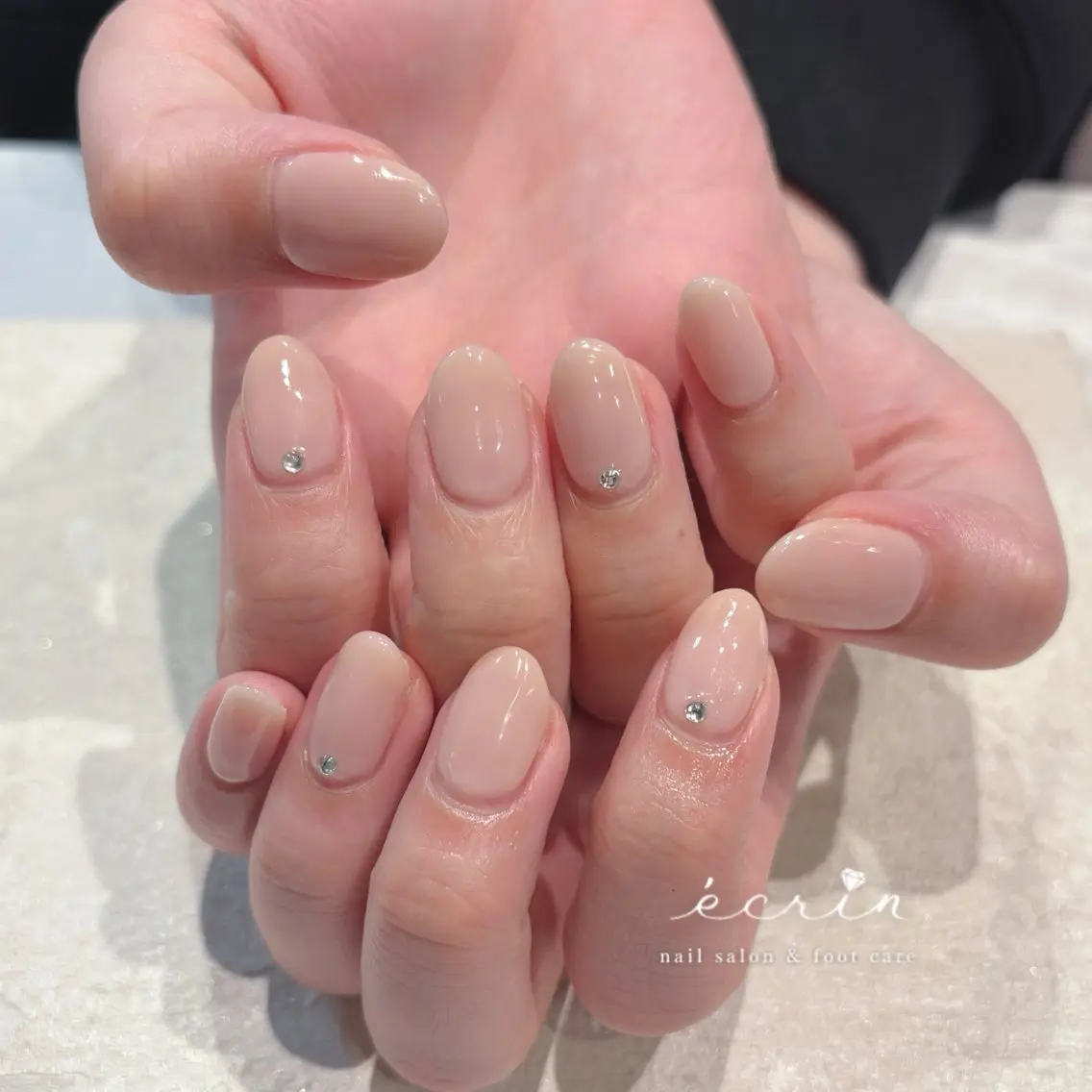 ネイル ワンカラーネイル ecrin エクラン Haruka🌼のネイルデザイン