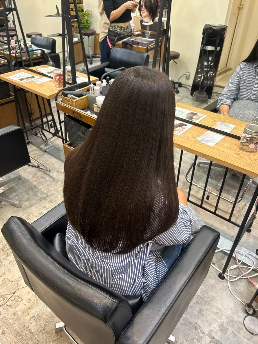 ロング 柿崎 七皇のヘアスタイル