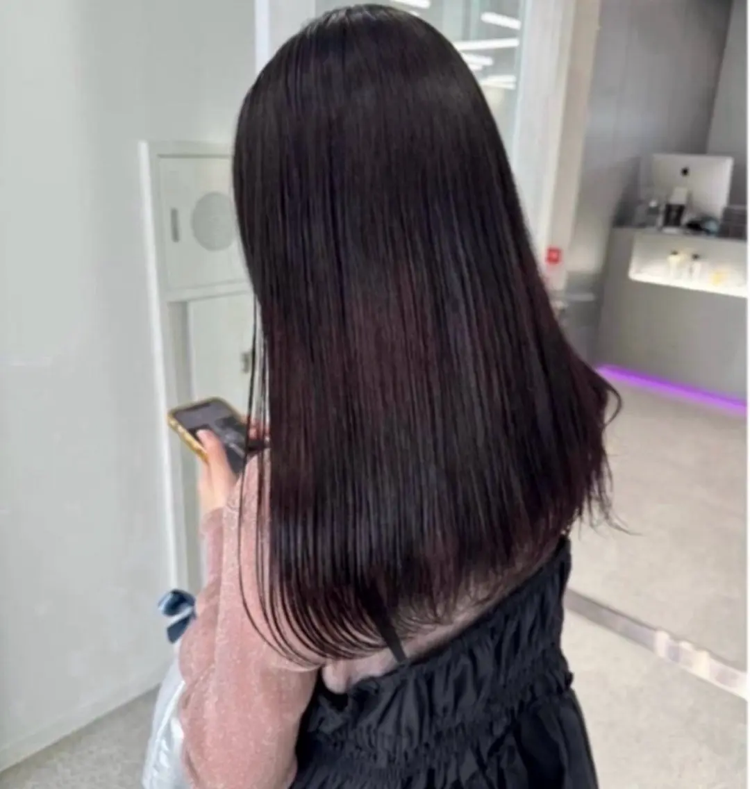 ロング ヘアカラー miku/ラベンダー 透明感カラー🪻❤︎のヘアスタイル