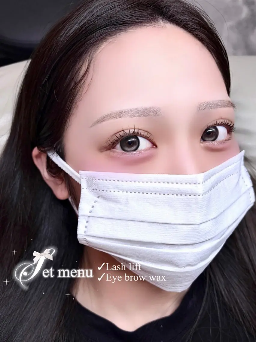 【朝のメイク時短🐑】美眉wax&まつ毛パーマ《セット割》の写真