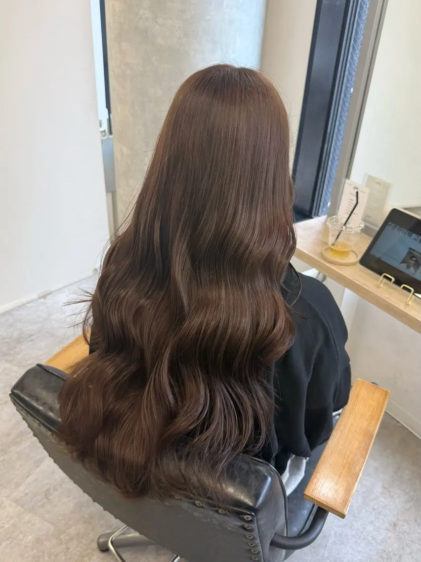 ロング カラー ヘアアレンジ ベージュカラー ヘアカラー トリートメント Himawari♡ 柔らかいカラーのヘアスタイル