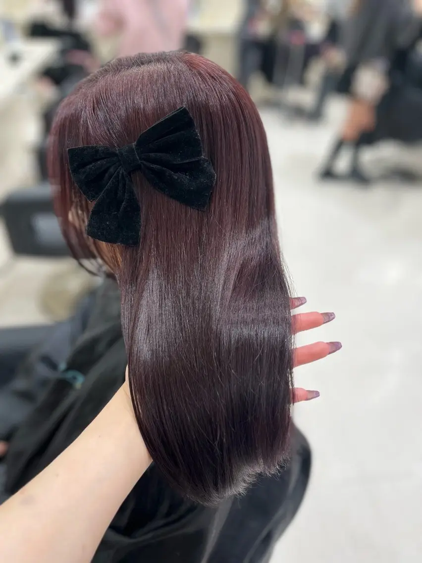 カラー ヘアカラー トリートメント ベージュ・ラベンダー カラー🎀りりのヘアスタイル