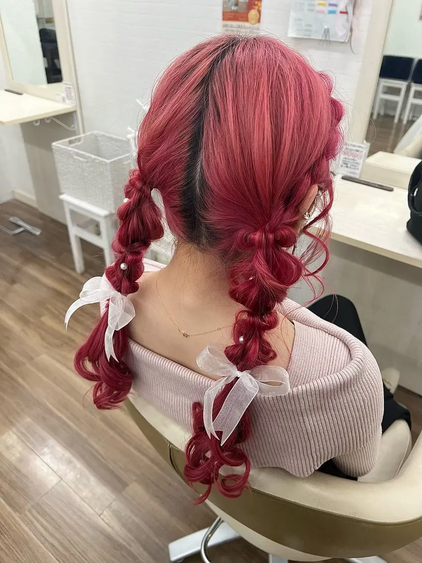 🩷イベントヘアセット🎀の写真