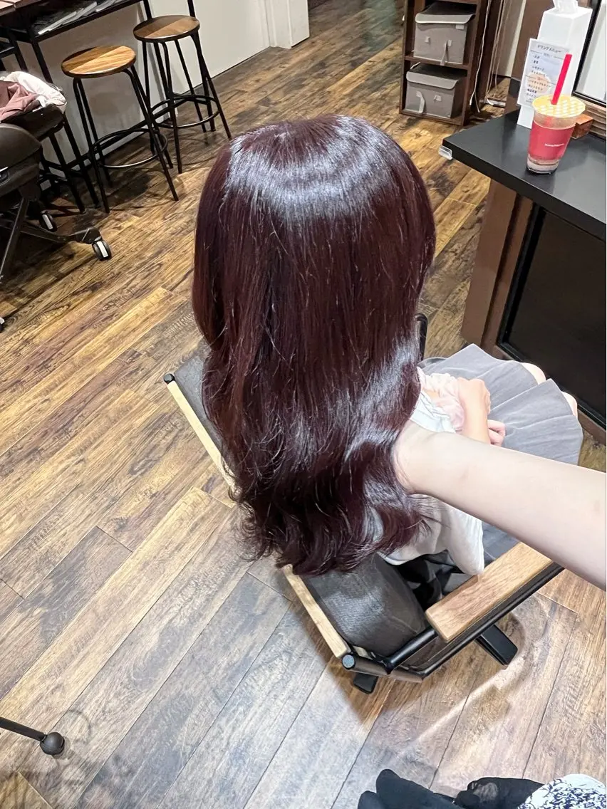 セミロング カラー 赤羽Gardenia 🌸ayame🌸のヘアスタイル